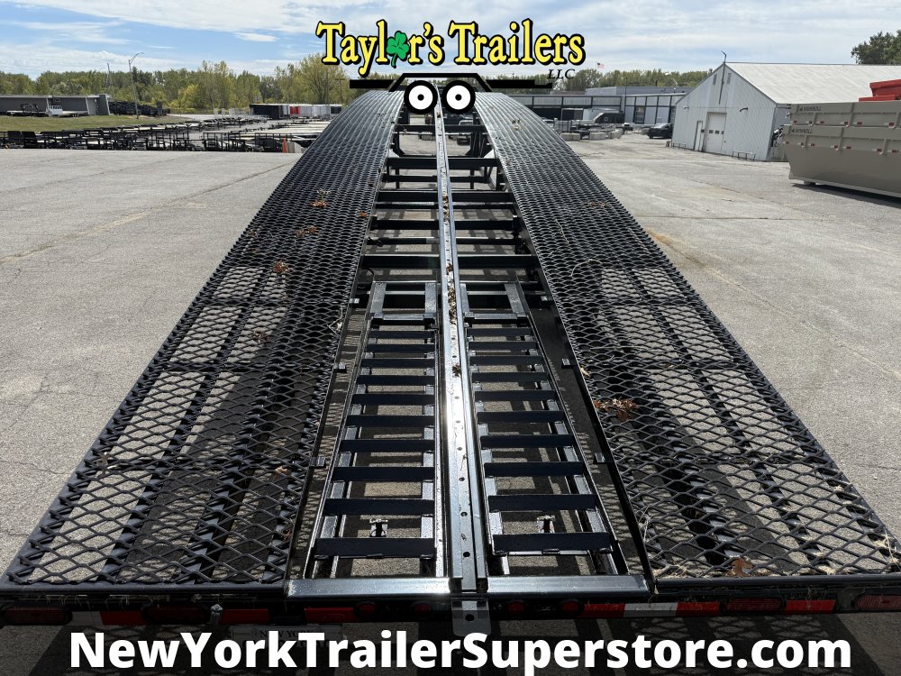 2025 Kaufman W50 Delux 102"x50' Wedge Car Hauler 18k GVW Tri-Axle w/ Trailer Hauling Package