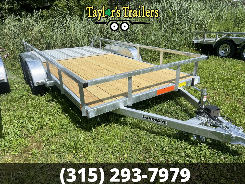 2026 Load Rite 79x14TA 7k GVW Galvanized Utility