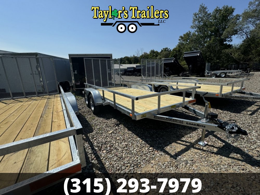 2026 Load Rite 77x14 Utility 7,000 GVWR Galvanized