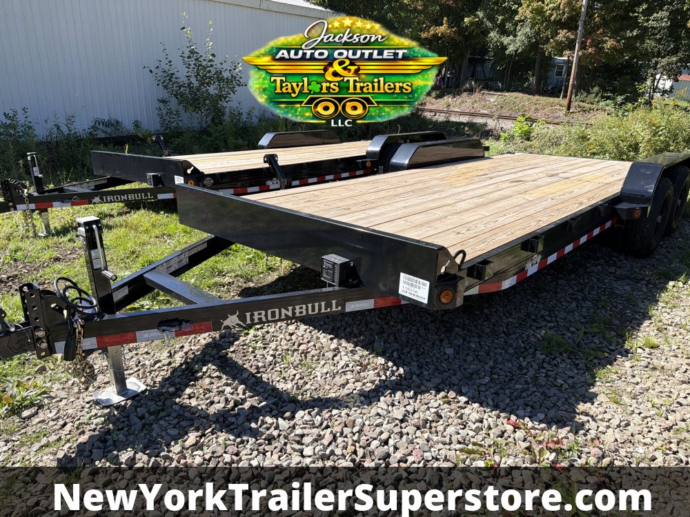 2027 Iron Bull 83 x 20 ETB Car Hauler w/ Slide Out Ramps 10k GVWR