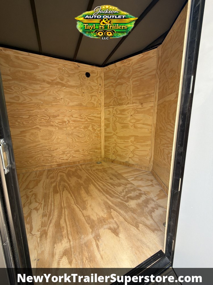 2026 Quality Cargo 7x16TA 7k GVW w/ 7' Ceiling, Rear Wing, Black Out Package, PolyCore Sides