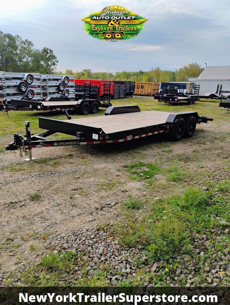 2027 Iron Bull 83 x 20 ETB Car Hauler w/ Slide Out Ramps 10k GVWR