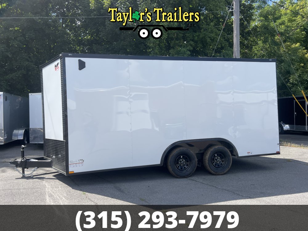 2025 Quality Cargo 102x16TA 7k GVW Enclosed w/ Blackout Package & 7' Ceiling