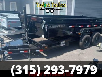 2026 Iron Bull 83x16TA Dump 15k GVW w/ Tarp Kit & Telescopic Lift