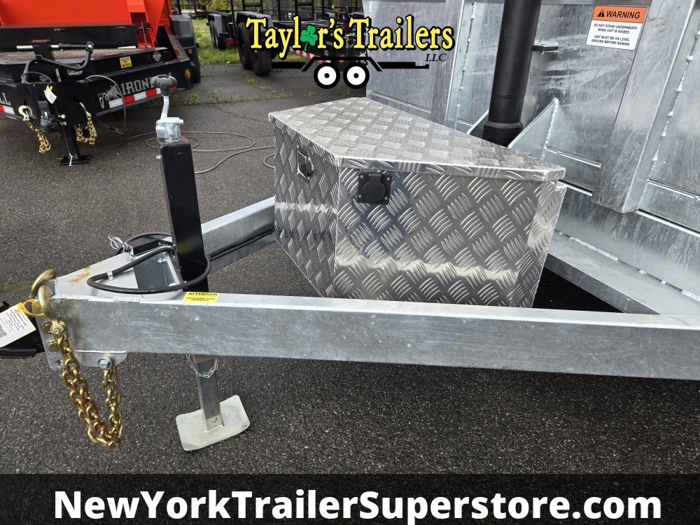2026 Weberlane 6'x12' Galvanized Dump Trailer 10k GVW w/ Tarp
