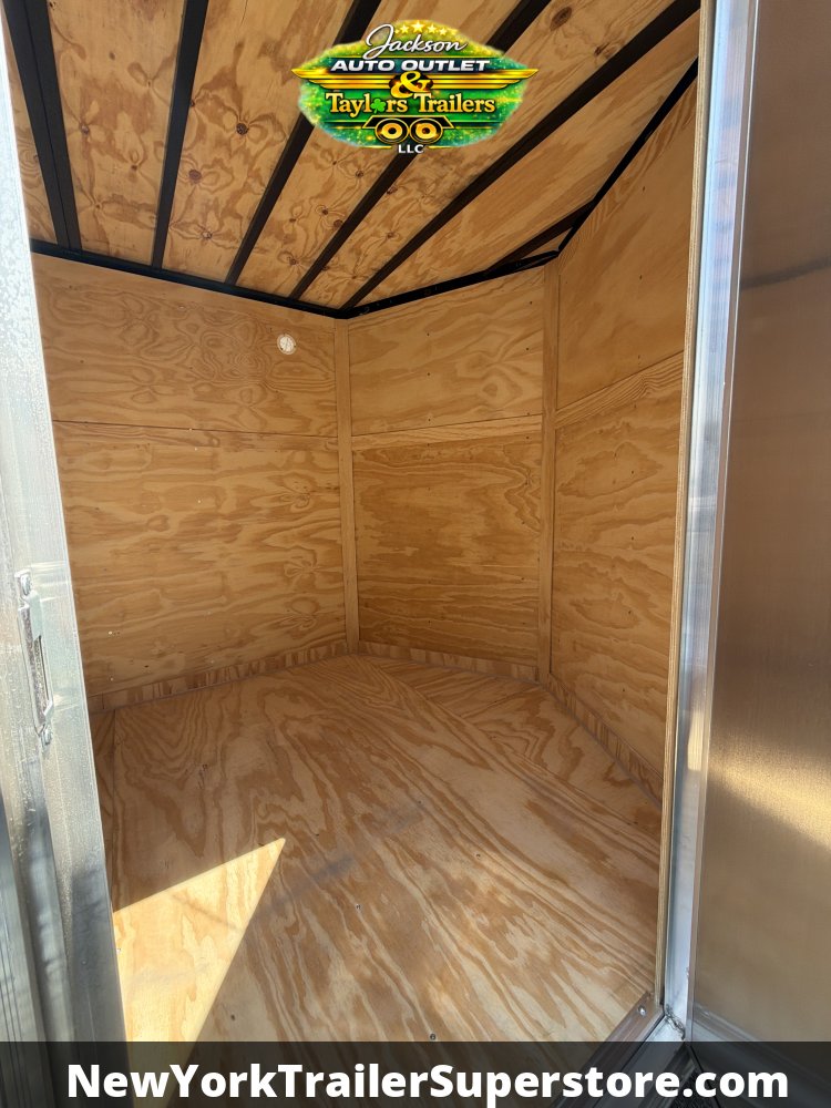 2026 Quality Cargo 7x14 w/ 6'6 Ceiling, Walkable Roof, Ladder & Ladder Racks