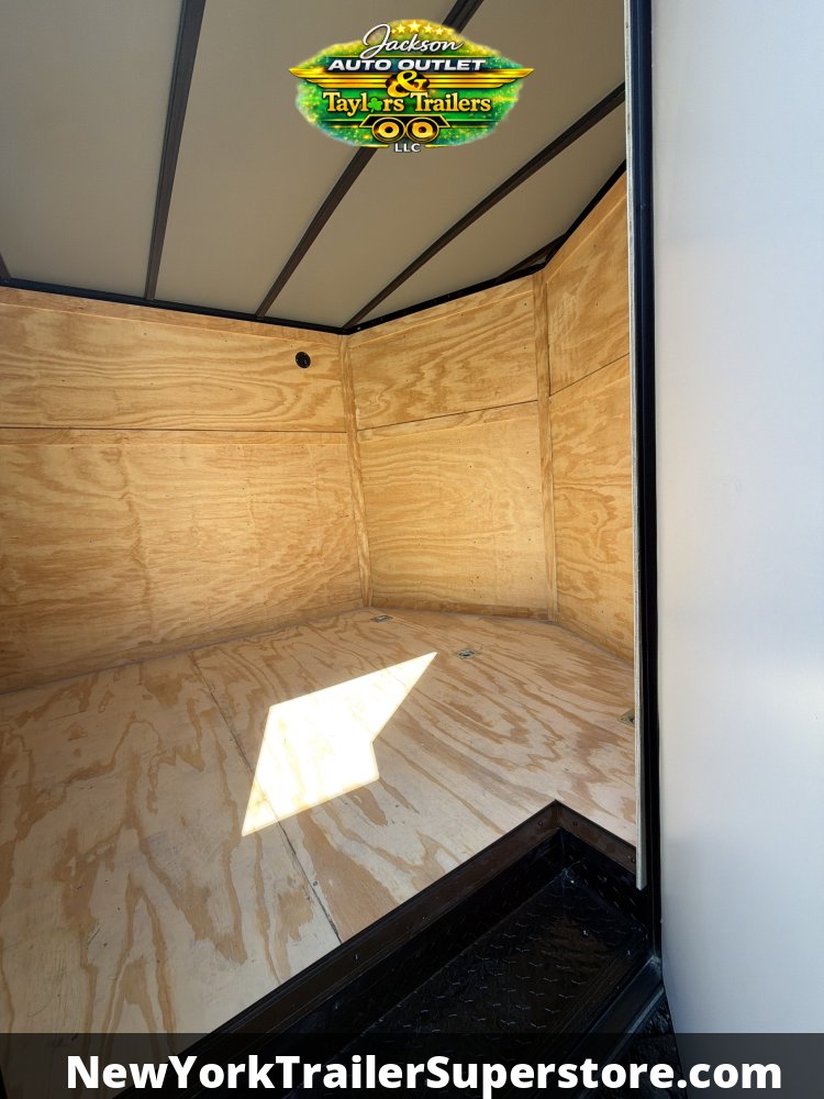 2026 Quality Cargo 8.5X18 W/ 6'6 Ceiling, Rear Wing w/ Lights, Two-Tone