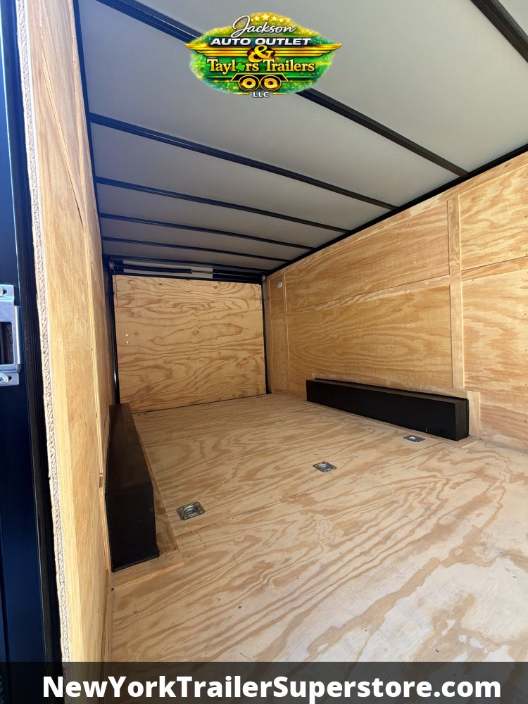 2026 Quality Cargo 8.5X18 W/ 6'6 Ceiling, Rear Wing w/ Lights, Two-Tone