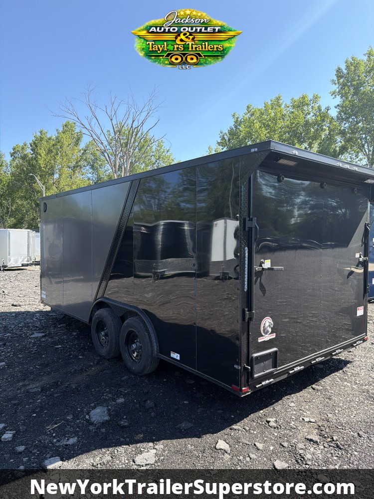 2026 Quality Cargo 8.5X18 W/ 6'6 Ceiling, Rear Wing w/ Lights, Two-Tone