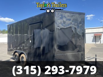 2025 Quality Cargo 102x16TA 7k GVW Enclosed w/ Blackout Package & 7' Ceiling