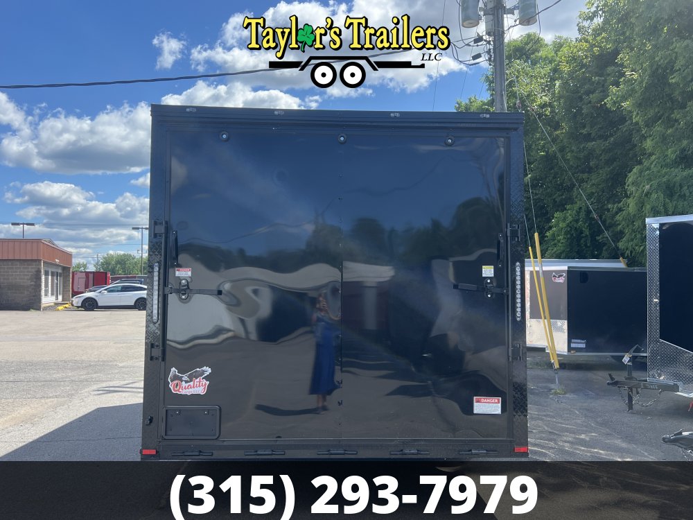 2025 Quality Cargo 102x16TA 7k GVW Enclosed w/ Blackout Package & 7' Ceiling