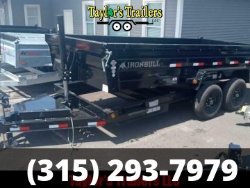 2026 Iron Bull 83x16TA Dump 15k GVW w/ Tarp Kit & Telescopic Lift