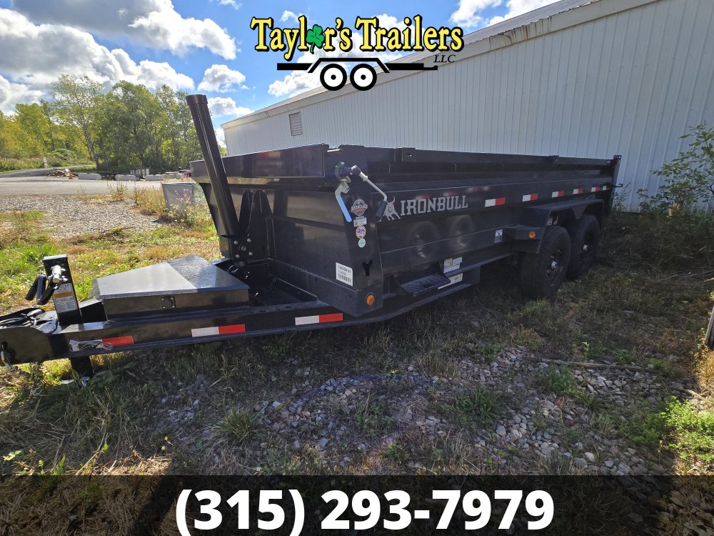 2026 Iron Bull 83x16TA Dump 15k GVW w/ Tarp Kit & Telescopic Lift