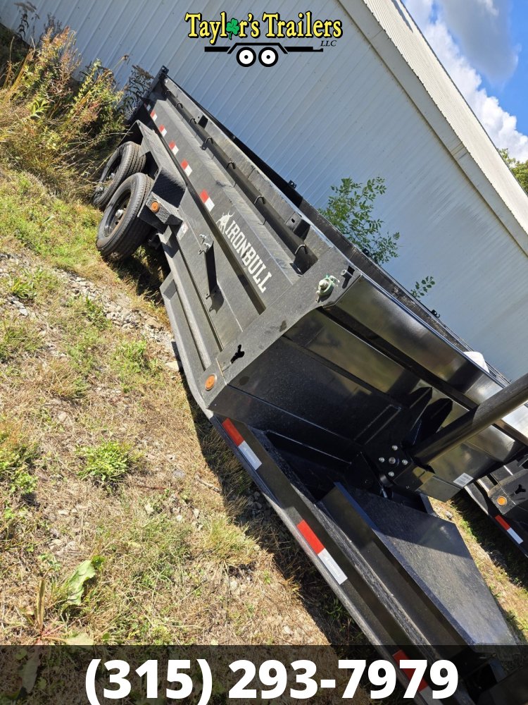 2026 Iron Bull 83x16TA Dump 15k GVW w/ Tarp Kit & Telescopic Lift