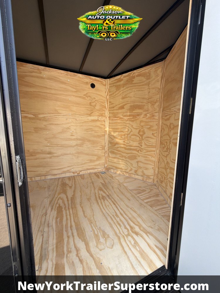 2026 Quality Cargo 7x16TA 7k GVW w/ 7' Ceiling, Rear Wing, Black Out Package, PolyCore Sides