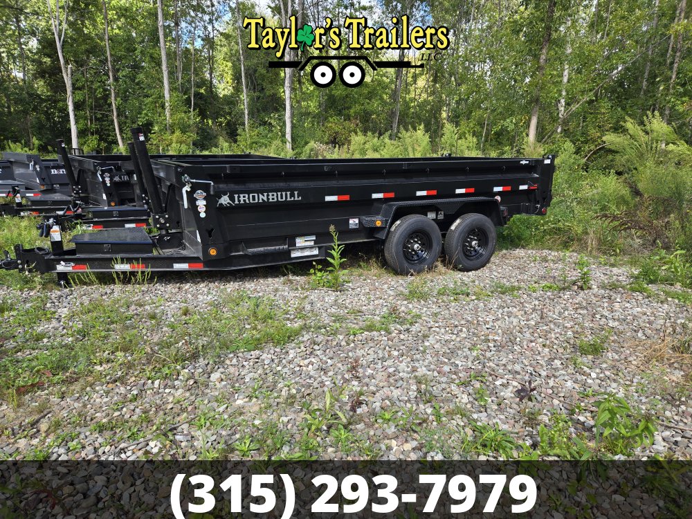 2026 Iron Bull 83x16TA Dump 15k GVW w/ Tarp Kit & Telescopic Lift