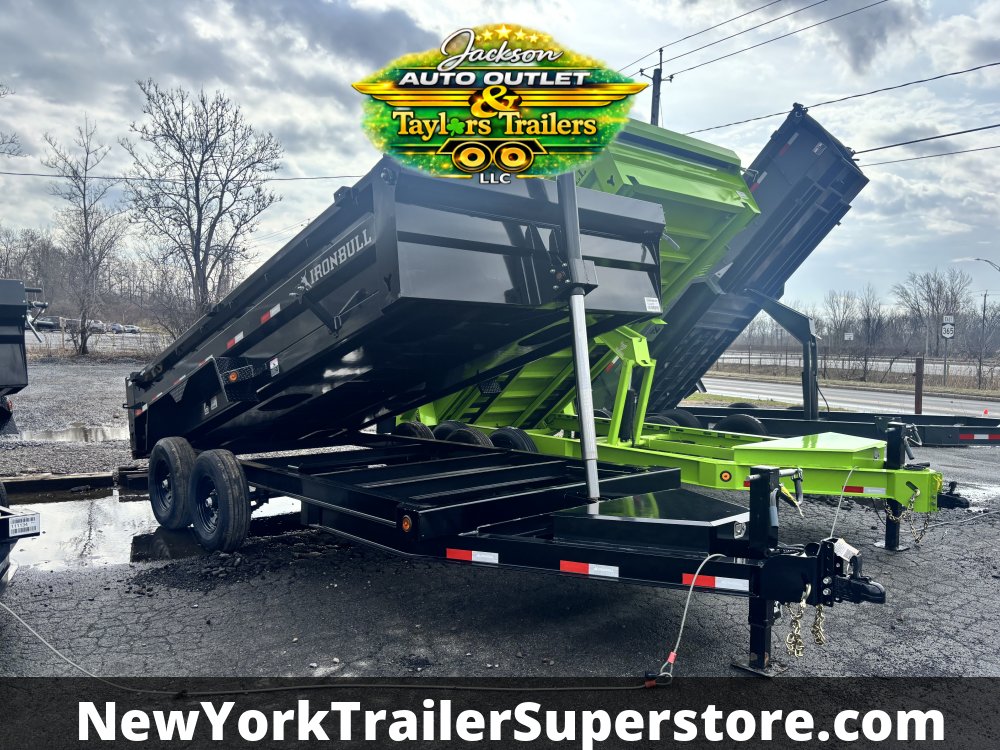 2026 Iron Bull 83x16TA Dump 15k GVW w/ Tarp Kit & Telescopic Lift