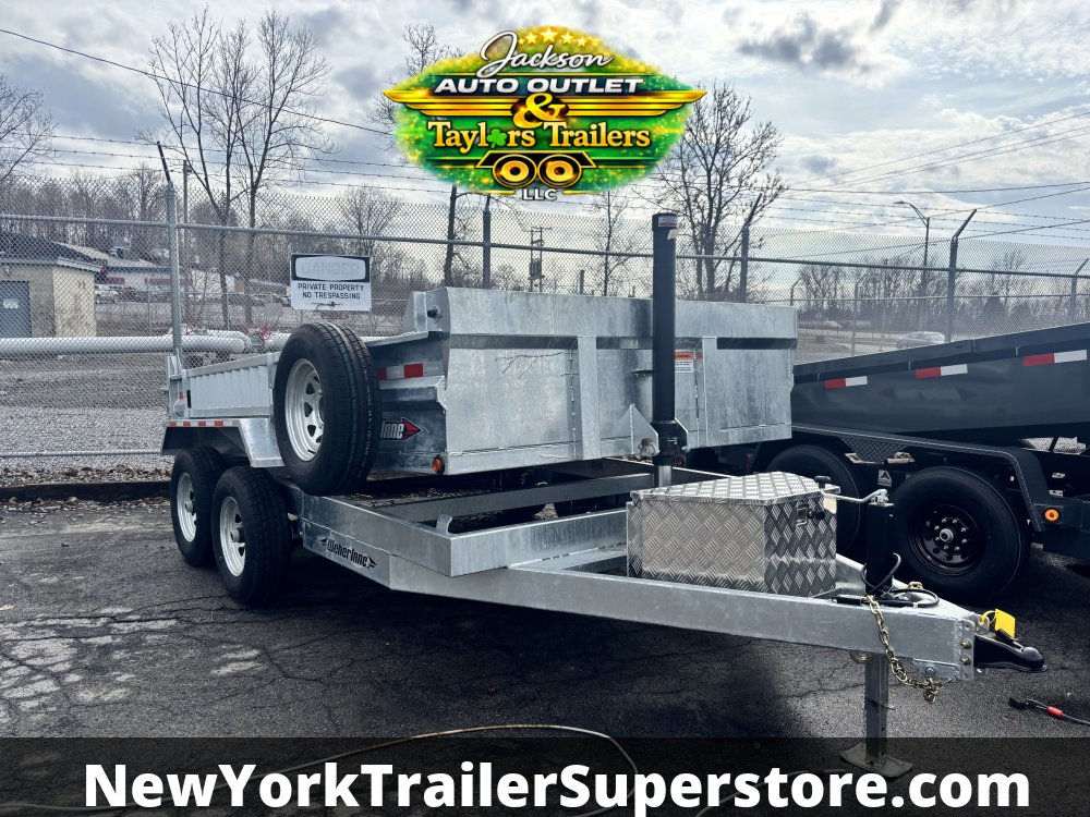 2026 Weberlane 6'x12' Galvanized Dump Trailer 10k GVW w/ Tarp