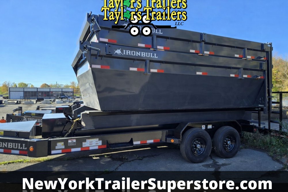 2026 Iron Bull 83x16TA Roll Off Dump Trailer 15k GVW w/ 2-BINS