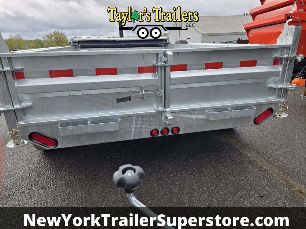 2026 Weberlane 6'x12' Galvanized Dump Trailer 10k GVW w/ Tarp