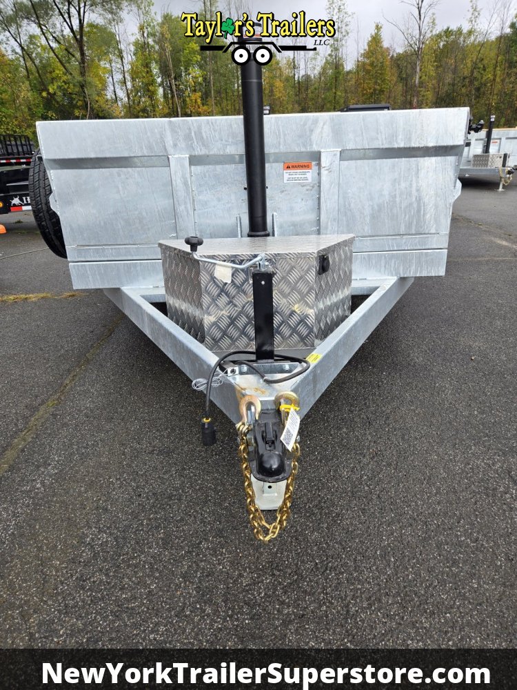 2026 Weberlane 6'x12' Galvanized Dump Trailer 10k GVW w/ Tarp