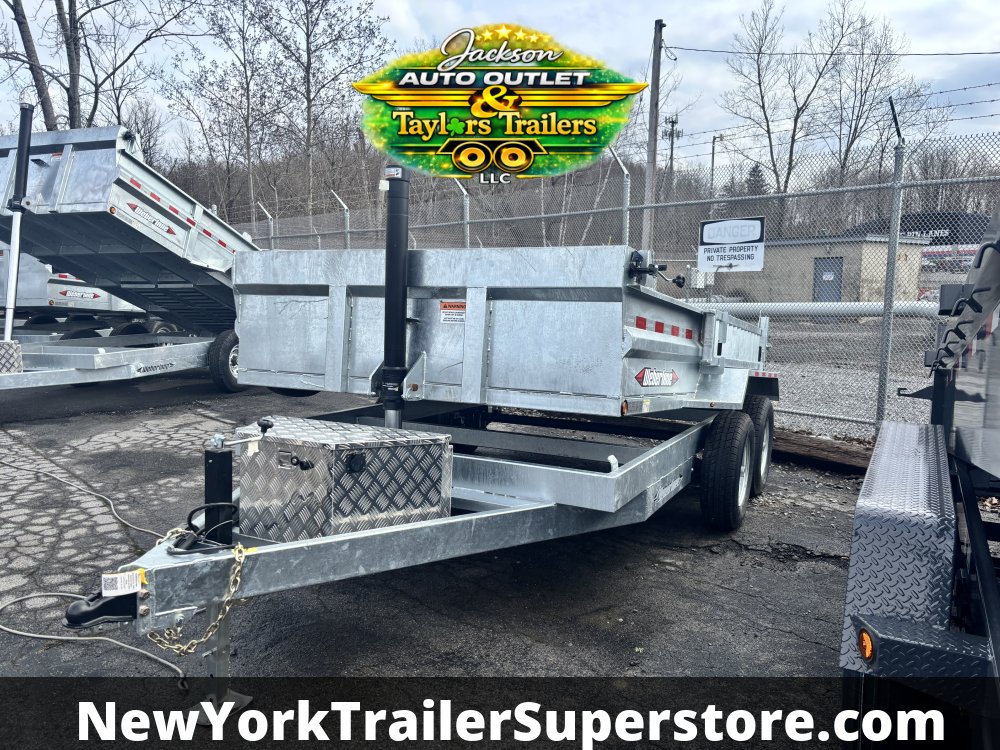 2026 Weberlane 6'x12' Galvanized Dump Trailer 10k GVW w/ Tarp