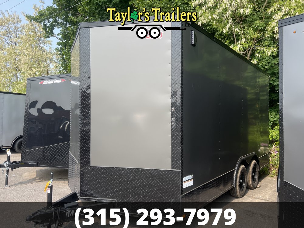 2025 Quality Cargo 102x16 Enclosed Cargo 7,000 GVWR w/8' Ceiling, Blackout Package, Polycore Skins