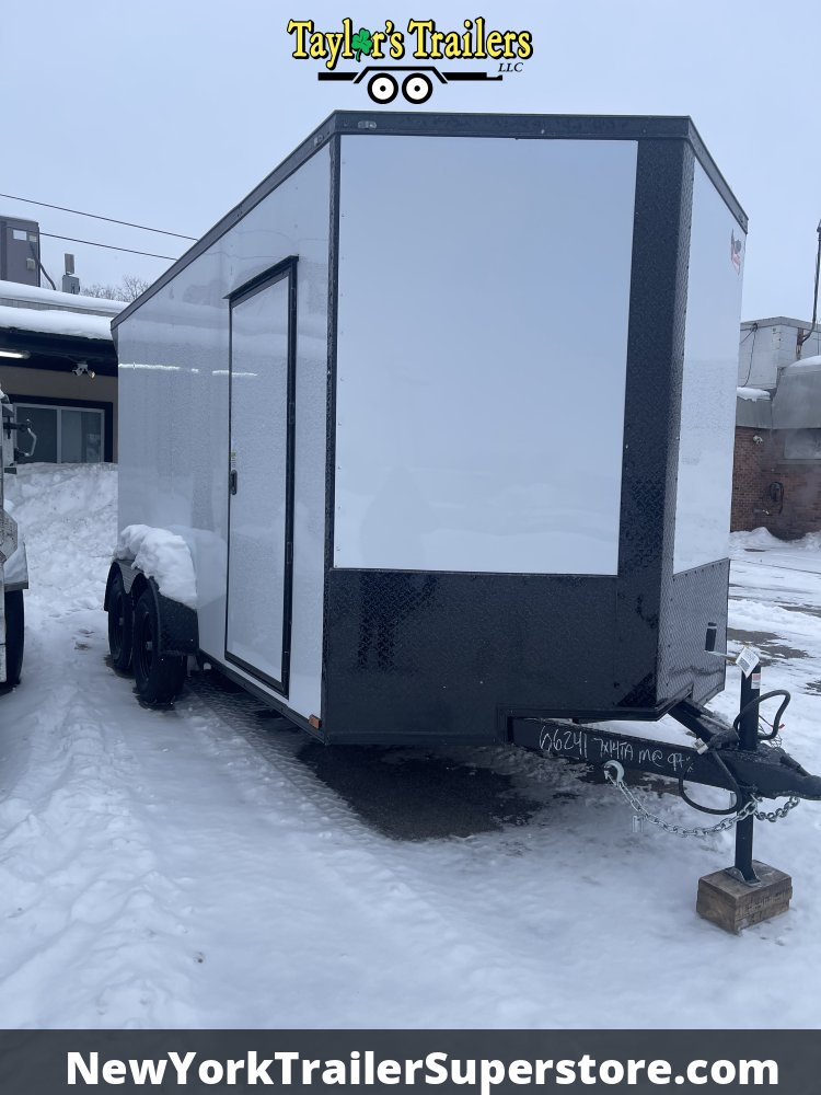 2025 Quality Cargo 7x14TA 7k GVW w/ 7' Ceiling, PolyCore Skins & Blackout Package