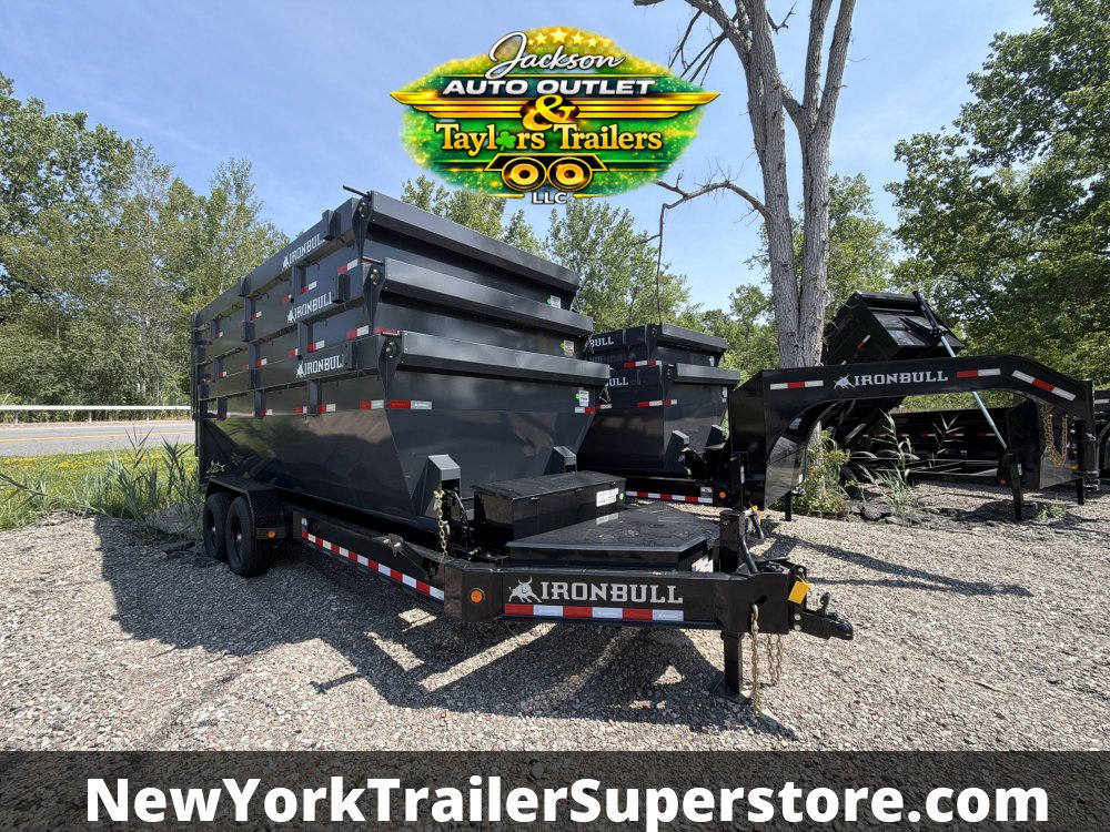 2026 Iron Bull 83"x16" TA 15k GVW Bumper Pull Roll-Off TRAILER ONLY