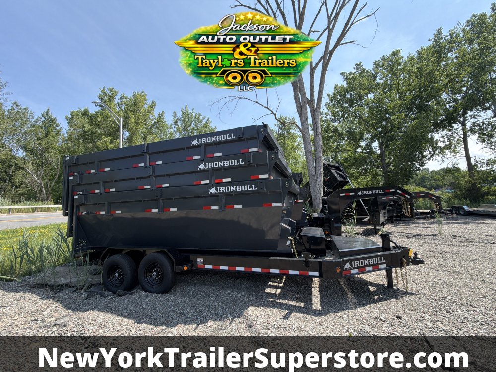 2026 Iron Bull 83"x16" TA 15k GVW Bumper Pull Roll-Off TRAILER ONLY