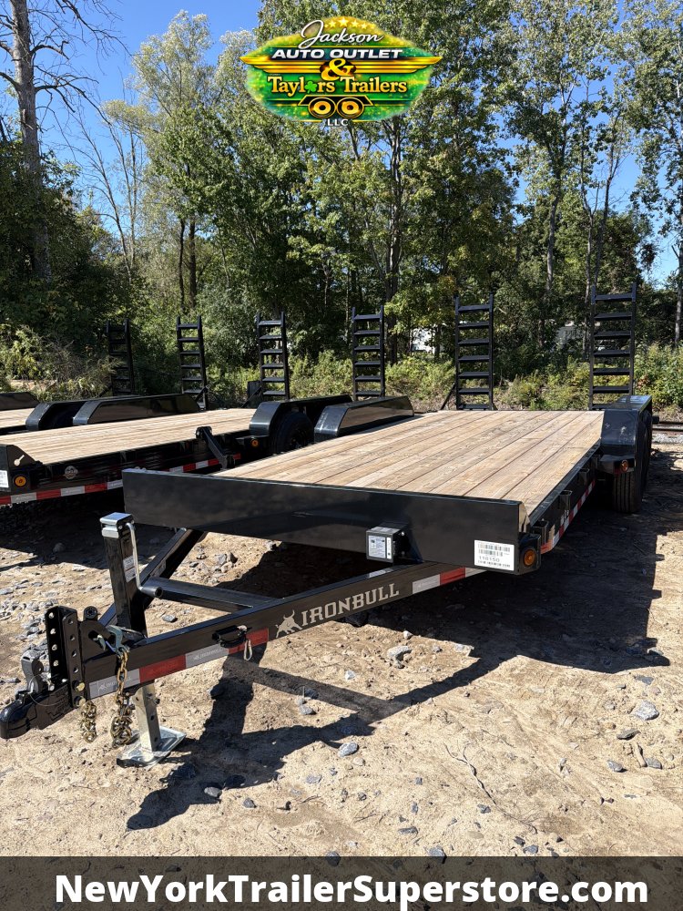 2027 Iron Bull 83 x 18 ETB Car Hauler w/ Slide Out Ramps 10k GVWR