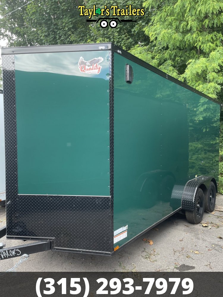 2025 Quality Cargo 84x16 Enclosed Cargo 7,000 GVWR w/ 7' Ceiling