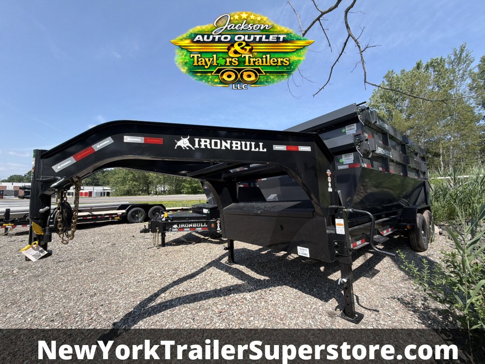 2026 Iron Bull 83"x16" TA 14k GVW Gooseneck Roll-Off TRAILER ONLY