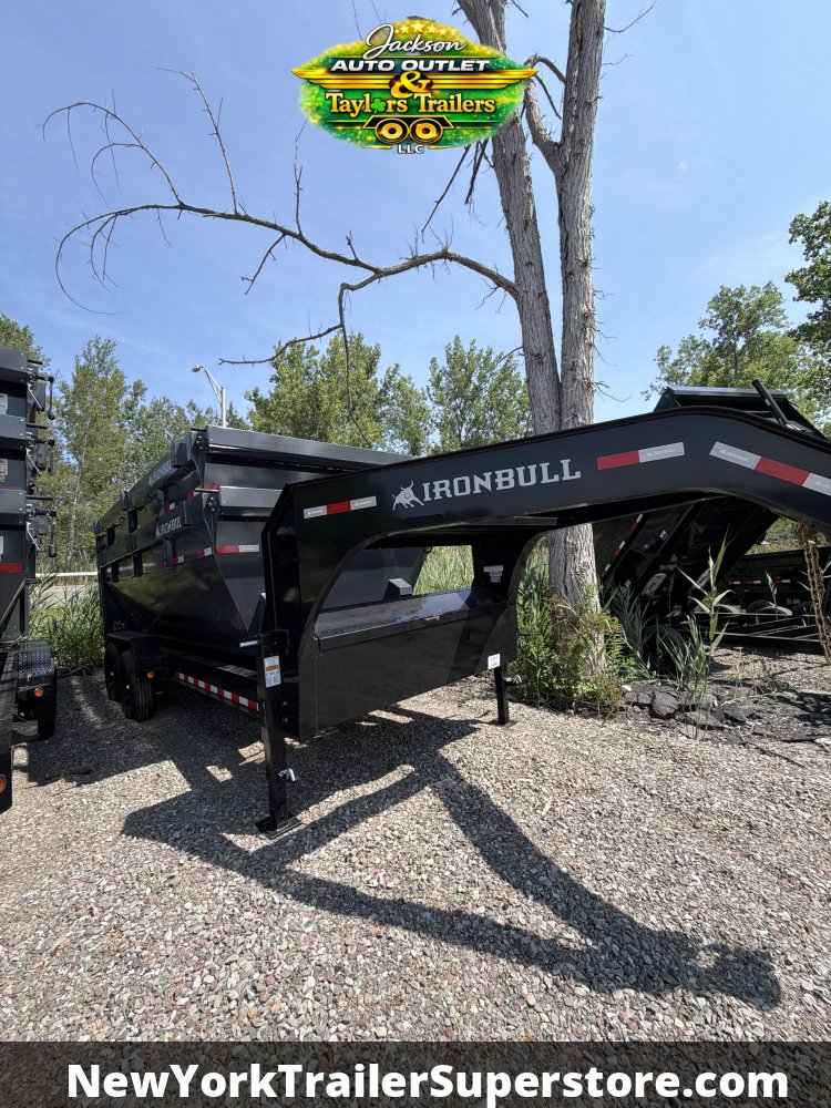 2026 Iron Bull 83"x16" TA 14k GVW Gooseneck Roll-Off TRAILER ONLY