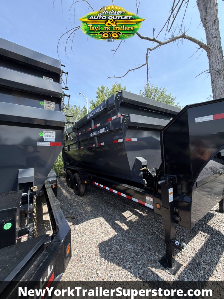 2026 Iron Bull 83"x16" TA 14k GVW Gooseneck Roll-Off TRAILER ONLY
