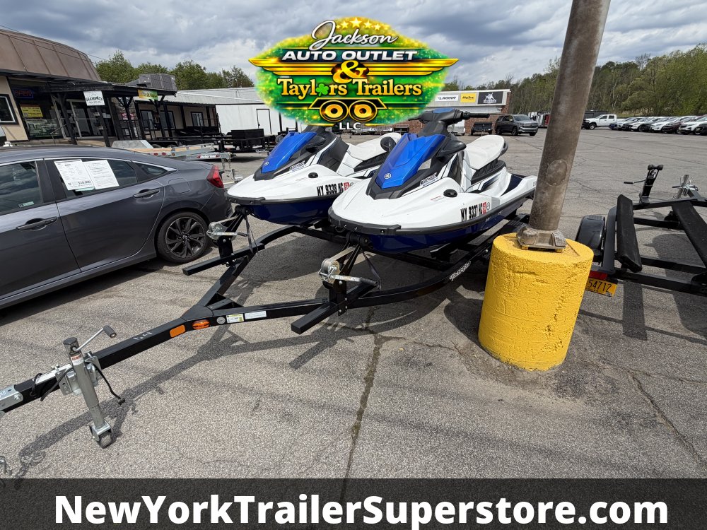 Pair of 2021 Yamaha EX Sports Jet Ski's with 2 Place Trailer
