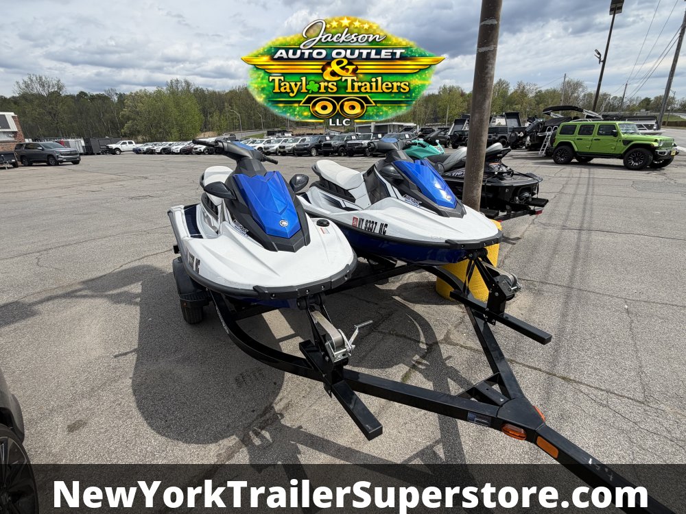 Pair of 2021 Yamaha EX Sports Jet Ski's with 2 Place Trailer