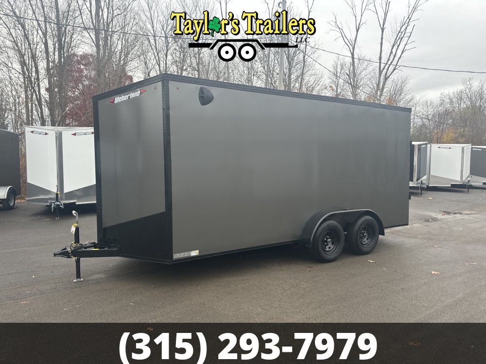 2025 Weberlane 7x16 Enclosed Cargo Trailer 7K GVW