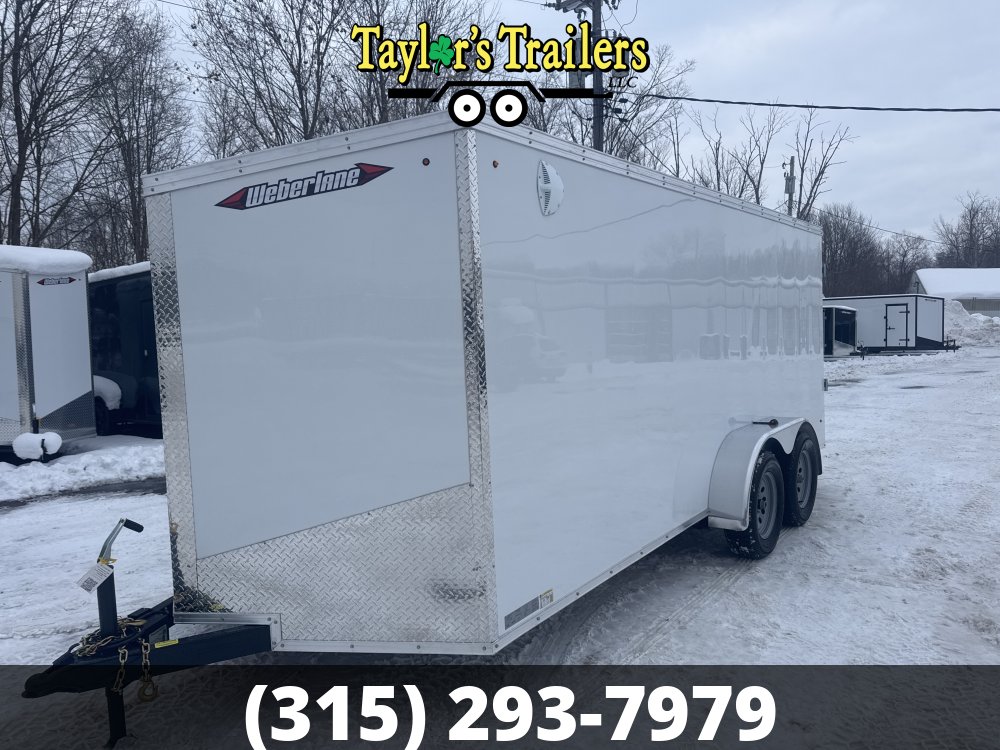 2025 Weberlane7x16 Ta Enclosed Cargo Trailer 7K GVW