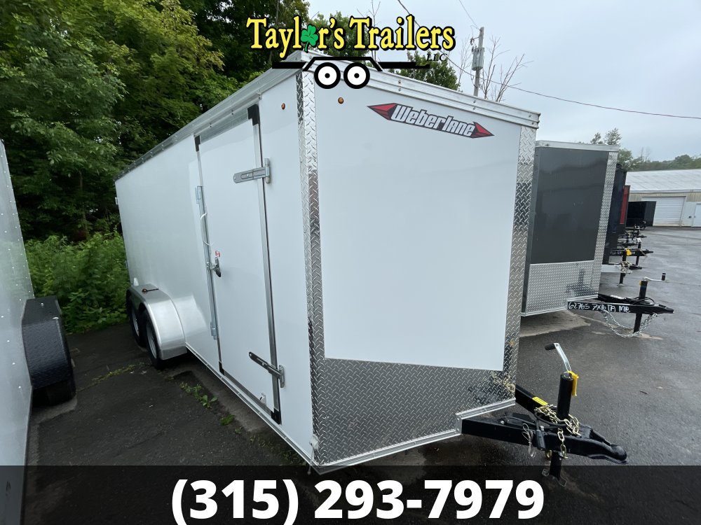 2025 Weberlane7x16 Enclosed Cargo Trailer 7K GVW w/ 6' Ceiling