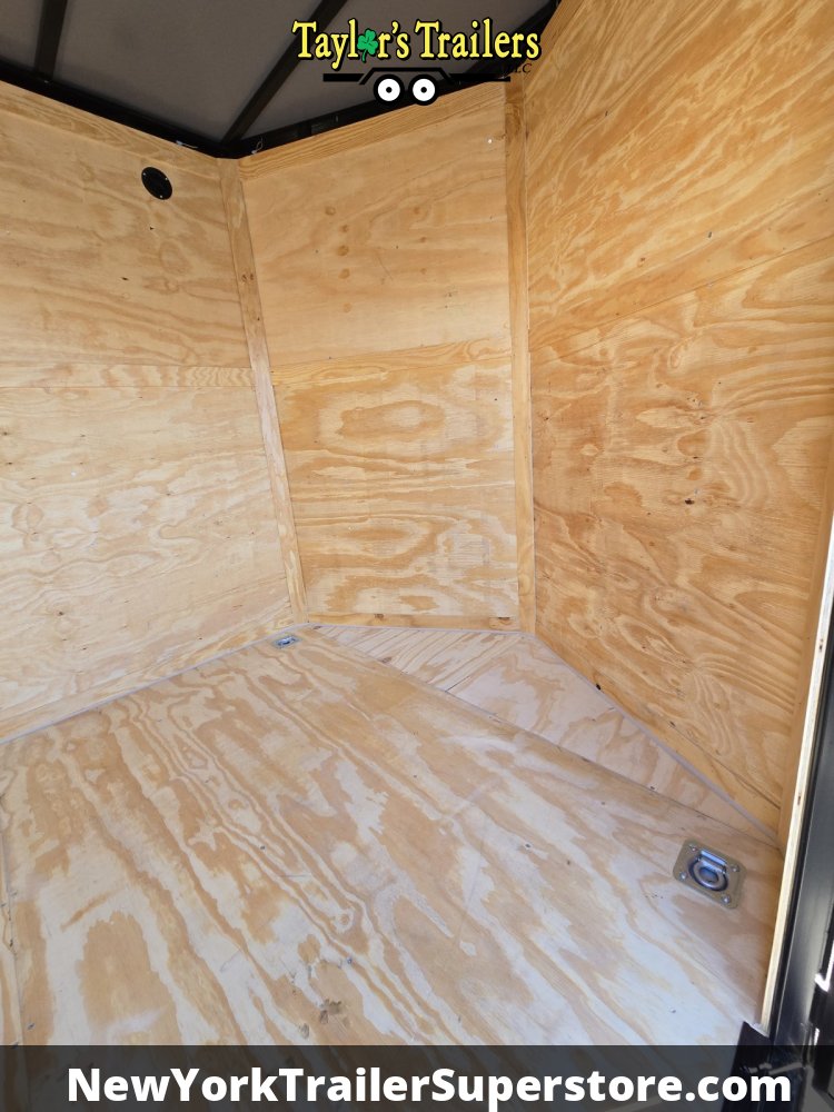 2026 Quality Cargo Trailer 7'X12'SA 3500 GVW w/ 7' Ceiling, D-Rings, Blackout & Wing