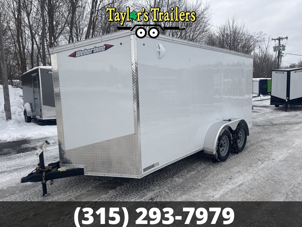 2025 Weberlane 7x14 Ta Enclosed Cargo Trailer 7,054lb GVW