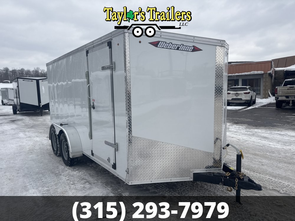 2025 Weberlane 7x14 Ta Enclosed Cargo Trailer 7,054lb GVW