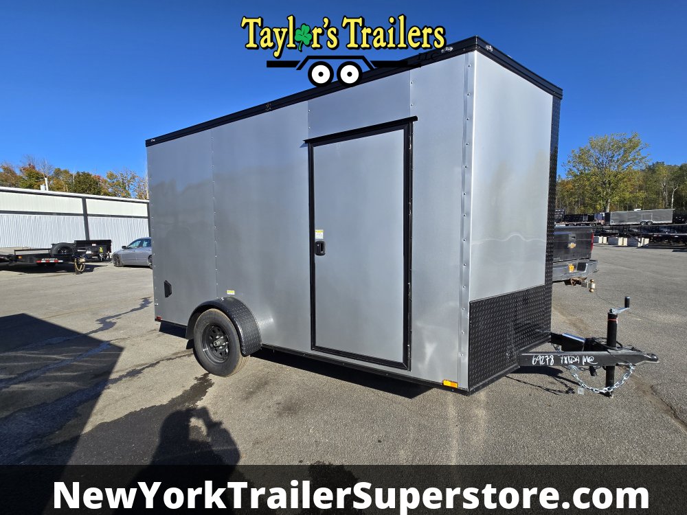 2026 Quality Cargo Trailer 7'X12'SA 3500k GVW w/ 7' Ceiling & Blackout Package