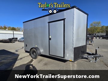 2026 Quality Cargo Trailer 7'X12'SA 3500k GVW w/ 7' Ceiling & Blackout Package