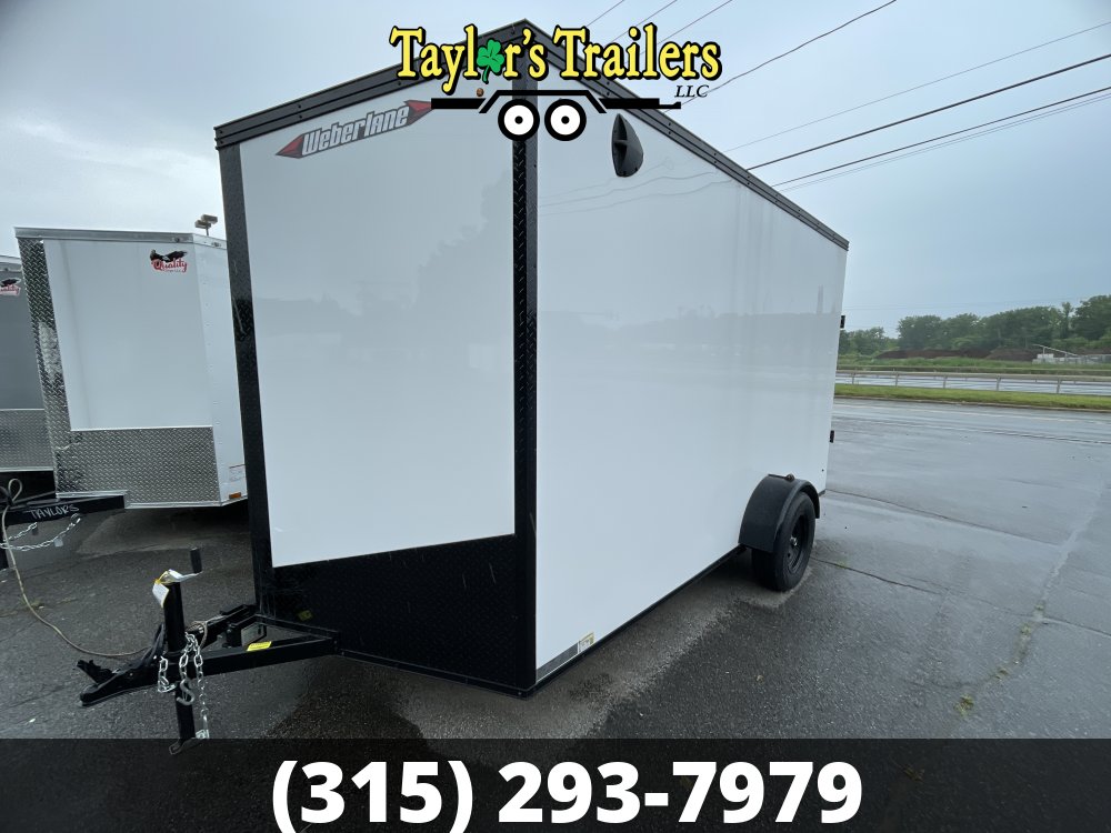 2025 Weberlane 7x12 Enclosed Cargo Trailer 3,500lb GVW w/ 7' Ceiling
