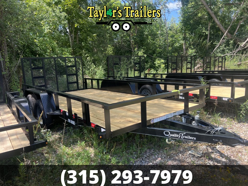 2026 Quality Trailers 82x16TA 7k GVW Pro Grade Utility