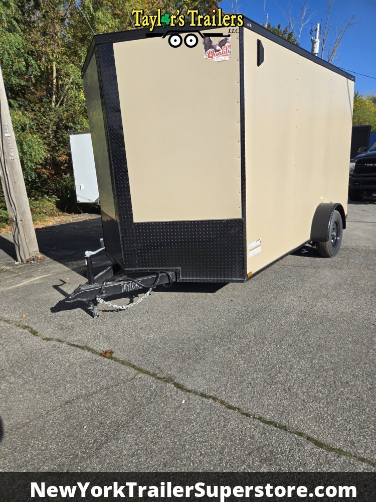 2026 Quality Cargo Trailer 7'X12'SA 3500 GVW w/ 7' Ceiling & Blackout Package