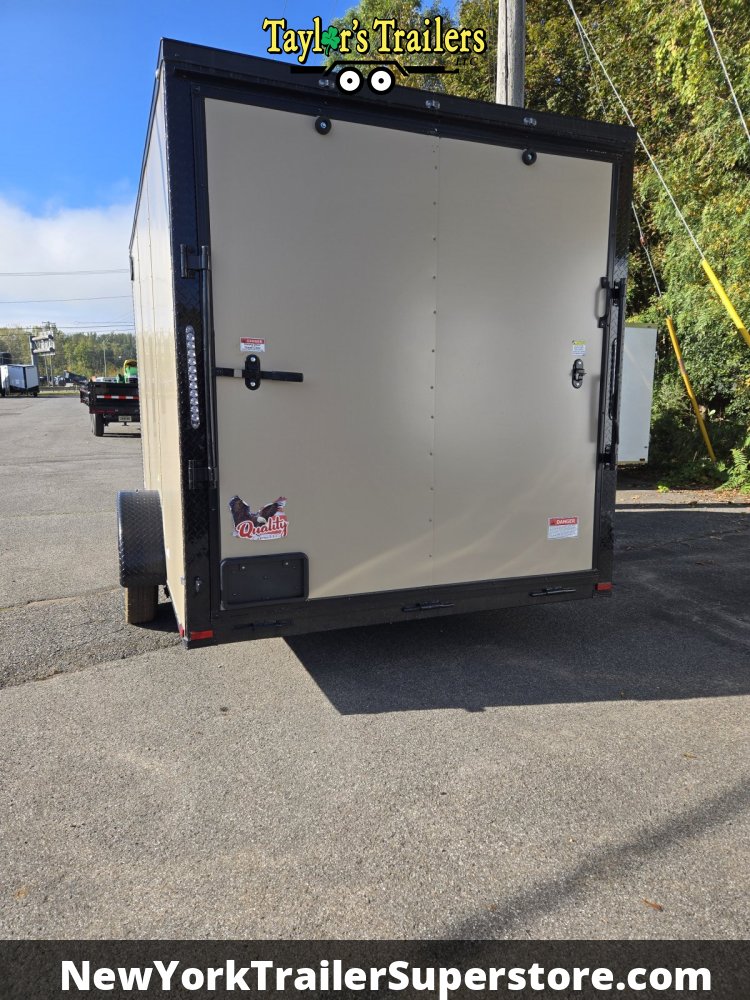 2026 Quality Cargo Trailer 7'X12'SA 3500 GVW w/ 7' Ceiling & Blackout Package