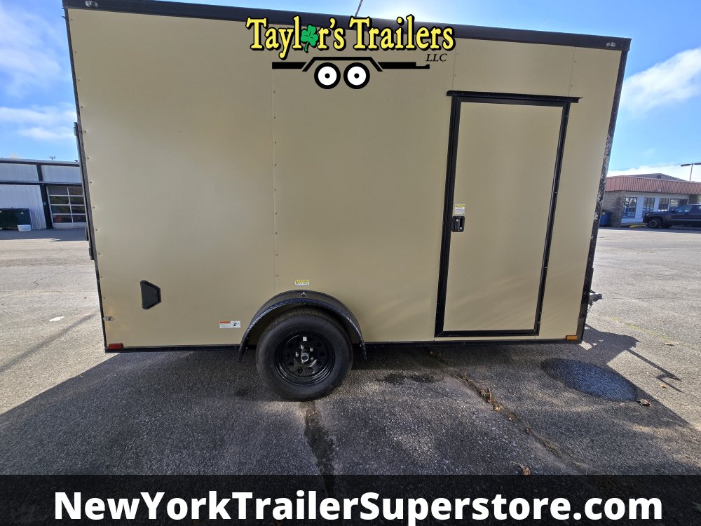 2026 Quality Cargo Trailer 7'X12'SA 3500 GVW w/ 7' Ceiling & Blackout Package